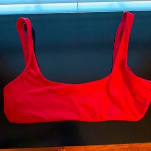 Spicy red bikini top from PacSun Med-NWT